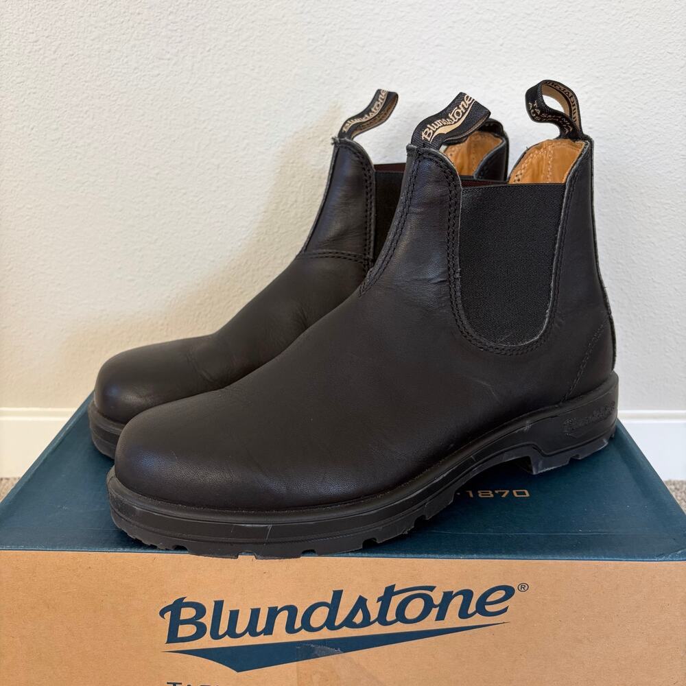 Blundstone Original Black Leather Chelsea Boots (AU 8.5)